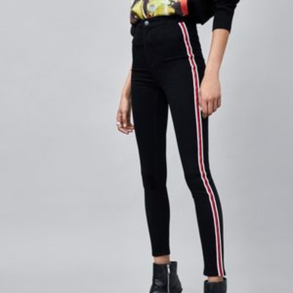 Zara Side Stripe Jeggings